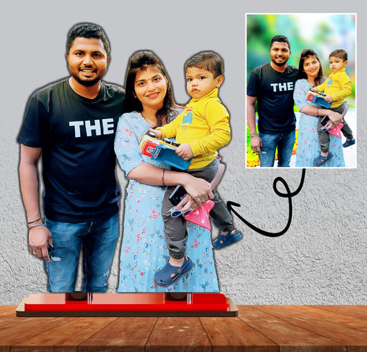 Premium Acrylic Caricature - Personalised  gift for Family PAC06