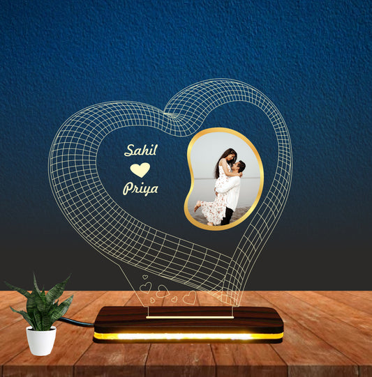 Personalized Photo 3D Illusion Lamp PPE02