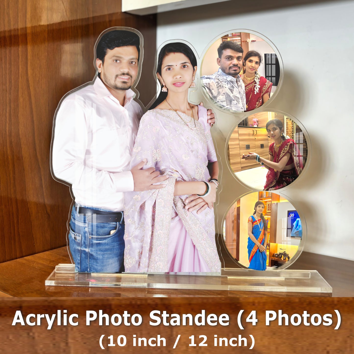 Acrylic Photo Standee (4 Photos) (Thickness-5mm)