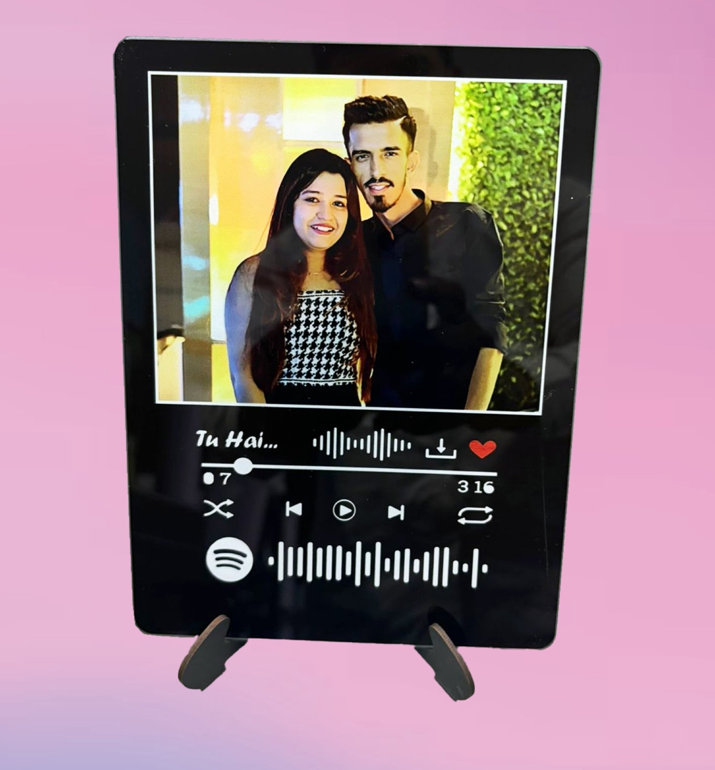 Spotify ACRYLIC photo frame with stand